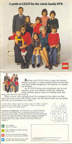 Lego 1976 Medium Australian Foldout (98405-Aus)