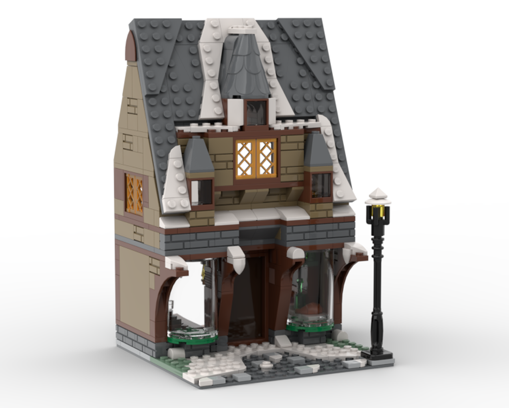 Lego Hogsmeade Hut - Hogsmeade Village Visit + Baseplate