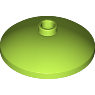 Lego Dish 3 x 3 Inverted [Radar] / Lime