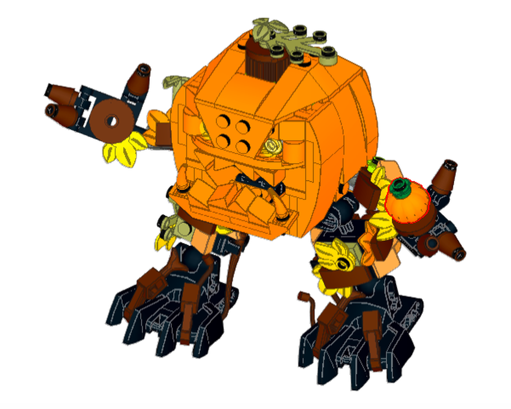 Lego Jack-O-Lantern