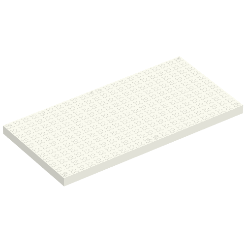Lego Scala, Baseplate 44 x 22 with 8 holes / White