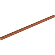 Lego Hose, Ribbed 7mm D. 24L / 19.2cm / Dark Orange