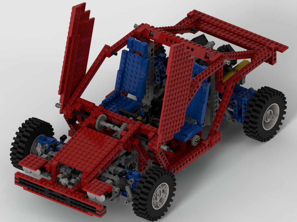 Lego 8865 MOC with lift doors