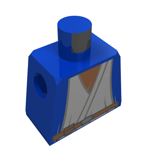 Lego Minifig Torso with SW Moisture Farmer Print ben lars