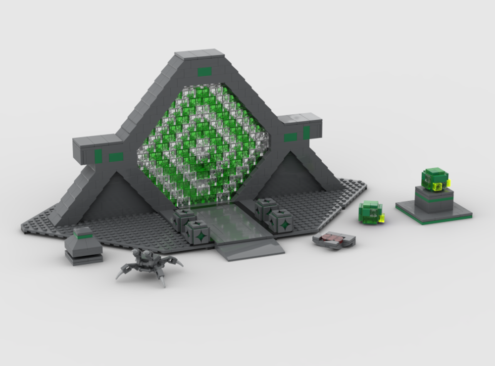 Lego Activated Precursor portal without ion key slot (Subnautica/Subnautica Below Zero)
