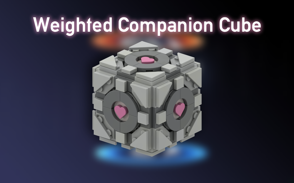 Lego Weighted Companion Cube