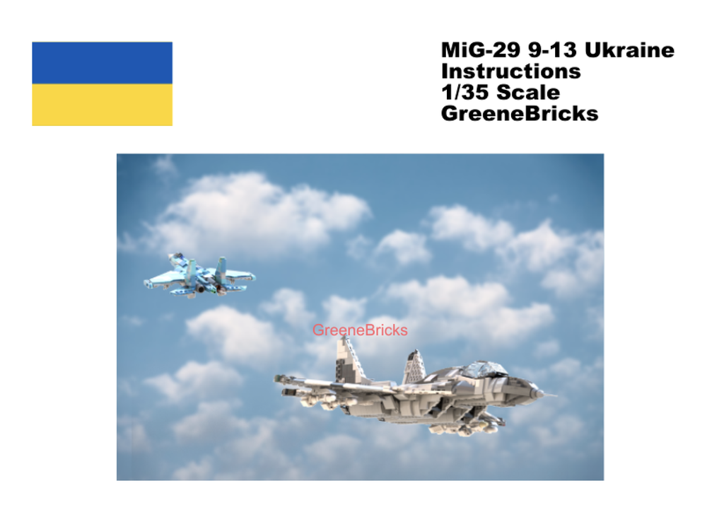 Lego MiG-29 9-13 (Ukraine)