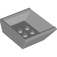 Lego Tipper Bed Small, 3 x 4 Anti-studs / Light Bluish Gray