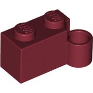 Lego Hinge Brick 1 x 4 [Lower] / Dark Red