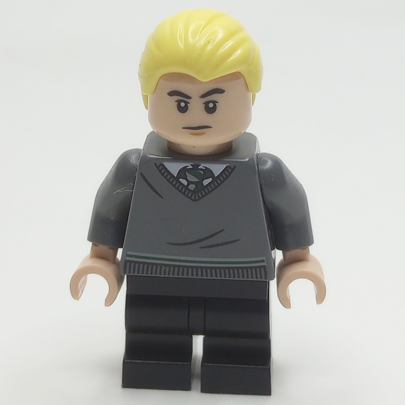 Lego Draco Malfoy, Slytherin Sweater, Medium Black Legs