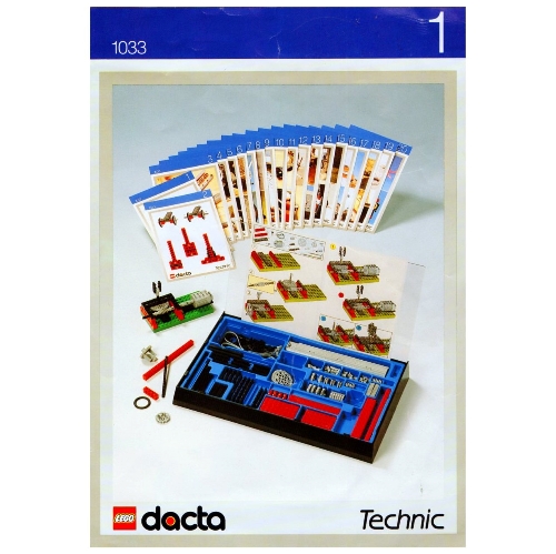 Lego Activity Booklet 1 - Parts Tray Organizer Card - Set 1032 / [No Color/Any Color]