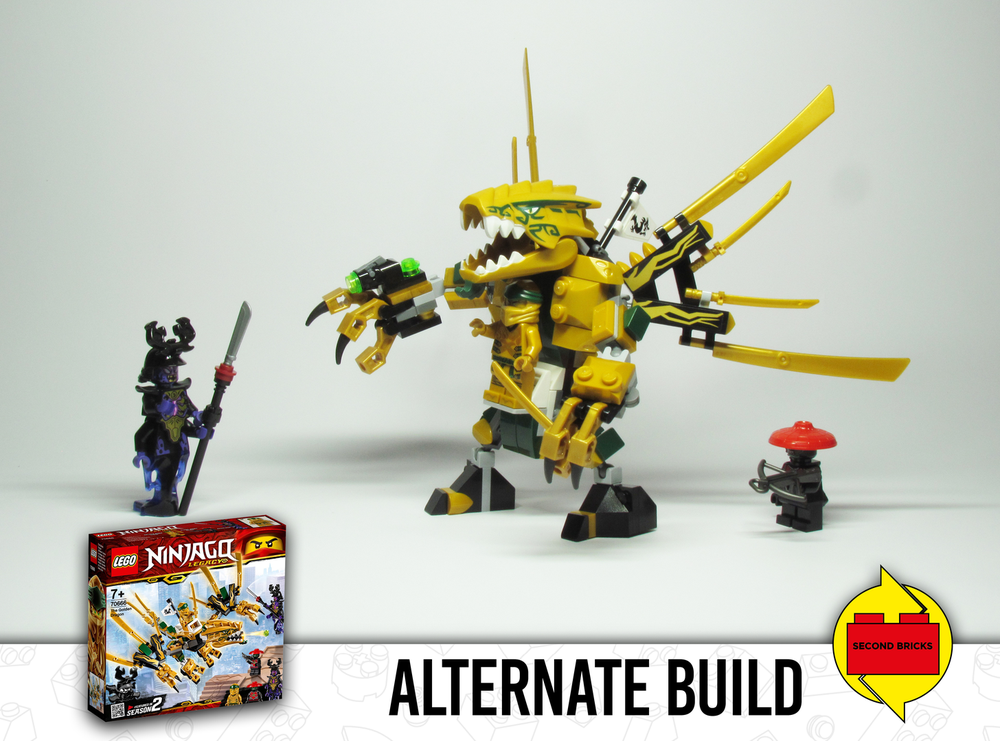 Lego 70666-2: Golden Ninja Dragon Armour