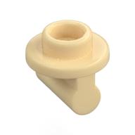 Lego Plate Round 1 x 1 with Hollow Stud and Bar on Underside - Long Space / Tan