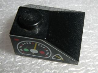 Lego Slope 45 2 x 2 Double Convex with Gauges Pattern Right (Sticker) - Sets 8431 / 8438 / 8460