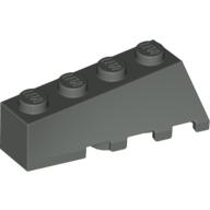 Lego Brick Wedged, Sloped 45° 4 x 2 Left / Dark Gray