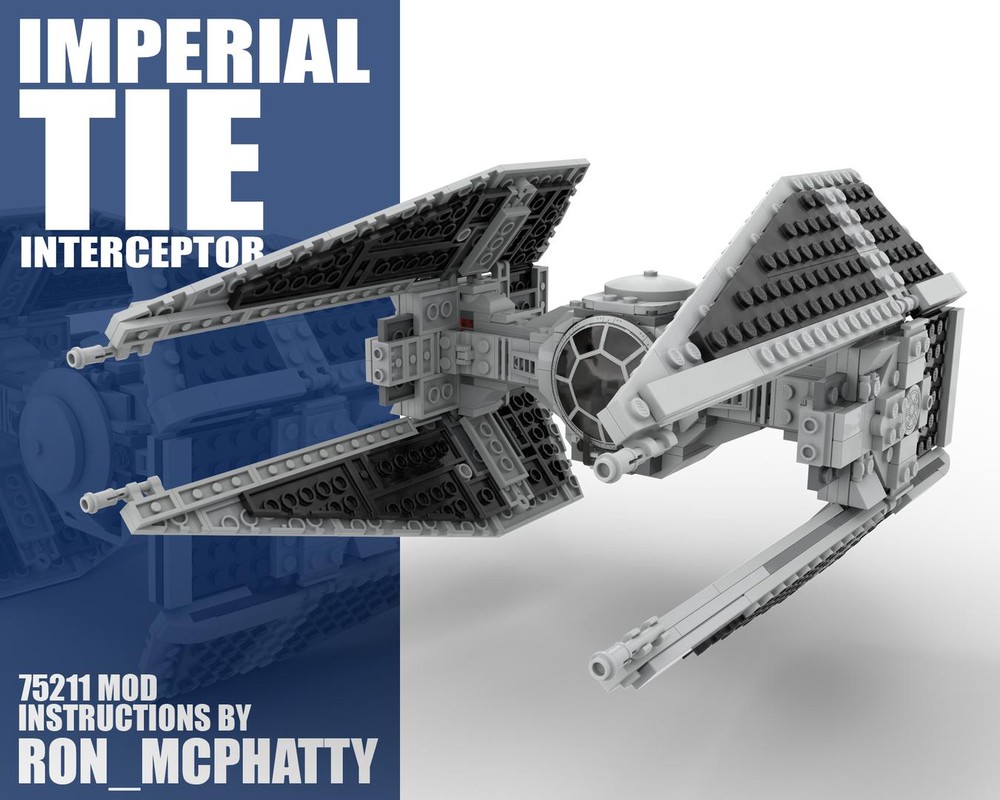 Lego Imperial TIE Interceptor set 75211 MOD