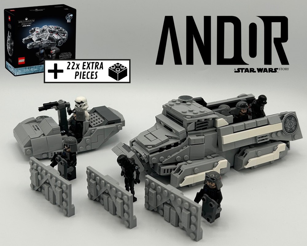 Lego Ghorman Riot Tank & Armored Speeder (75375 Modification)