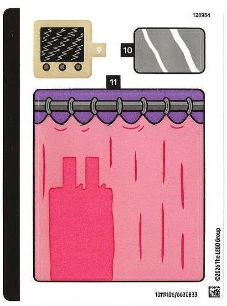 Lego Sticker Sheet 1 for Set 11386-1