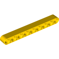 Lego Technic Beam 1 x 9 Thick / Yellow