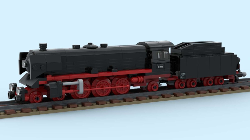 Lego Class 01 (BR 01) in H0 scale for 4 stud wide track