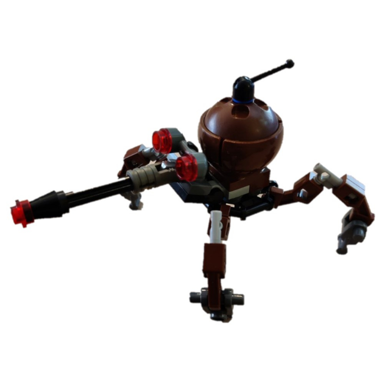 Lego Dwarf Spider Droid, Reddish Brown Dome