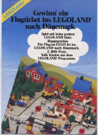 Lego 1981 Gewinn' ein Flugticket ins Legoland nach Dänemark (93.042-D)