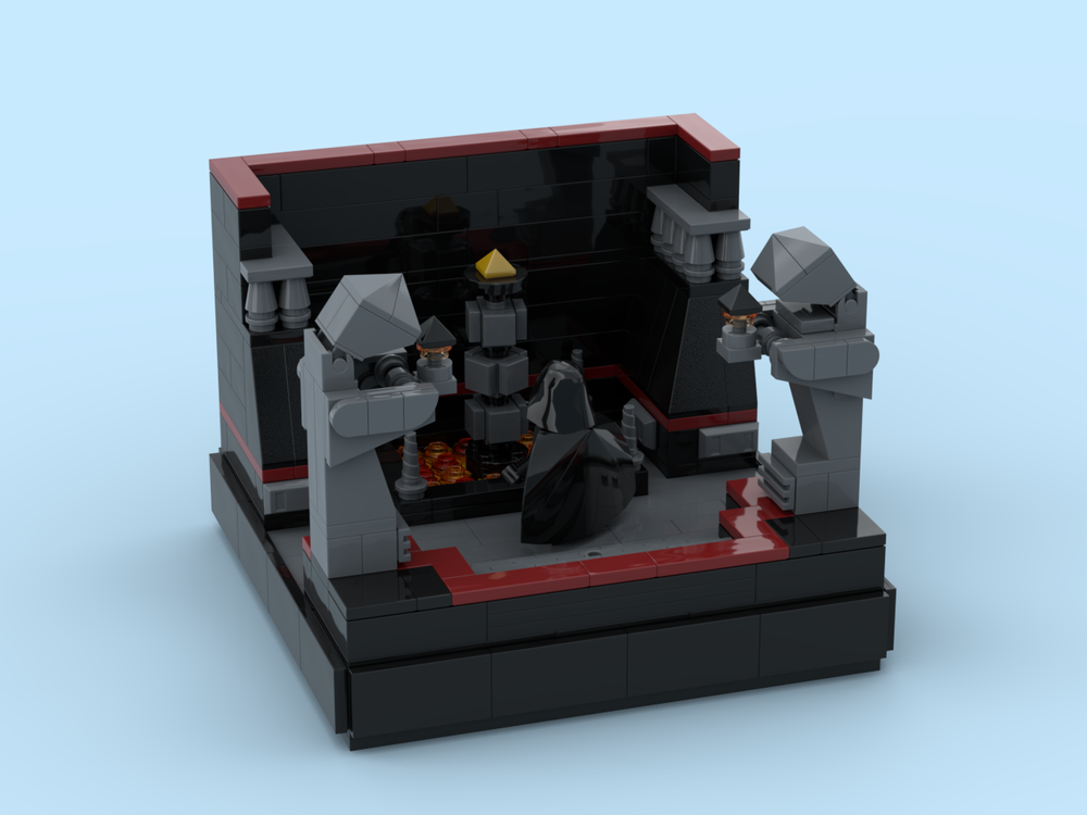 Lego Diorama "Sith Holocron Shrine"