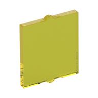 Lego Glass for Window 1 x 2 x 2 Flat / Trans-Yellow