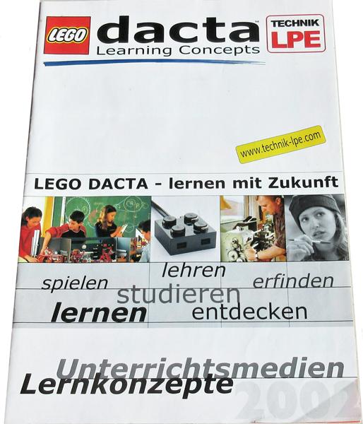 Lego 2002 Large German Dacta - TECHNIK LPE Unterrichtsmedien Lernkonzepte