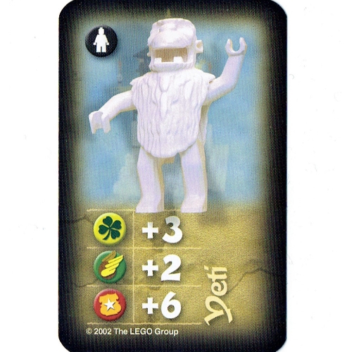 Lego Trading Card, Orient, Baddies - Yeti / [No Color/Any Color]