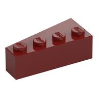 Lego Brick Wedged, Angled 4 x 2 Right / Dark Red