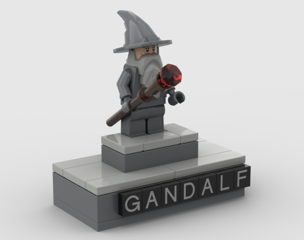 Lego Gandalf Display Stand