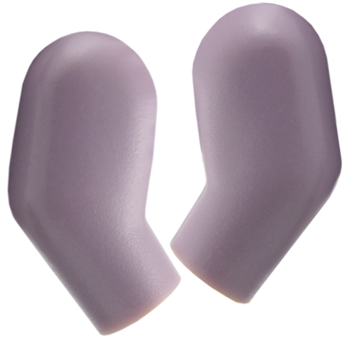 Lego Arm, (Matching Left and Right) Pair / Sand Purple