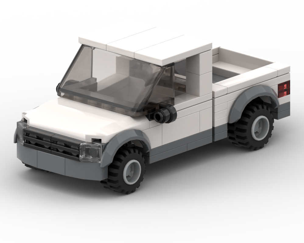 Lego Pickup with chassis detail