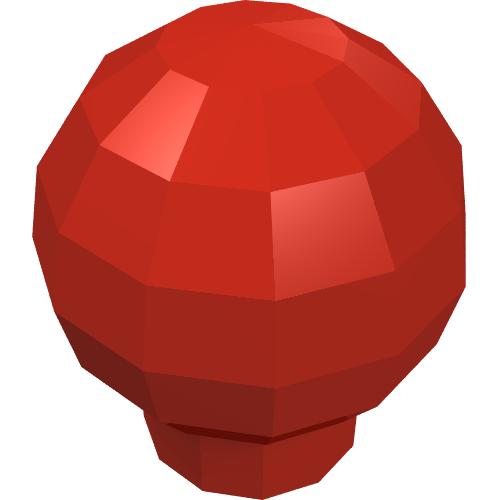 Lego Decoration Ball / Orb / Sphere [Scala Finial] / Red