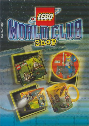 Lego 1999 Insert - World Club Magazine German - May/June (928.258-D)