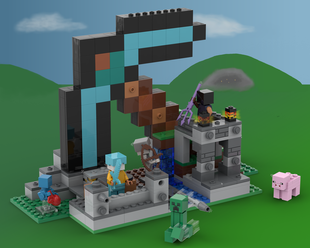 Lego Pickaxe outpost