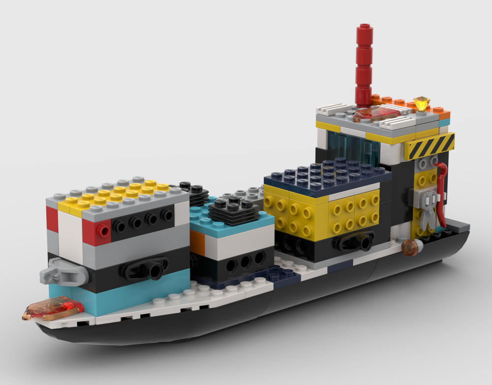 Lego Container Transporter Ship