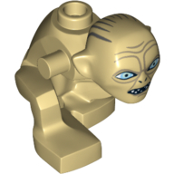 Lego Body / Head Gollum, Narrow Eyes Print