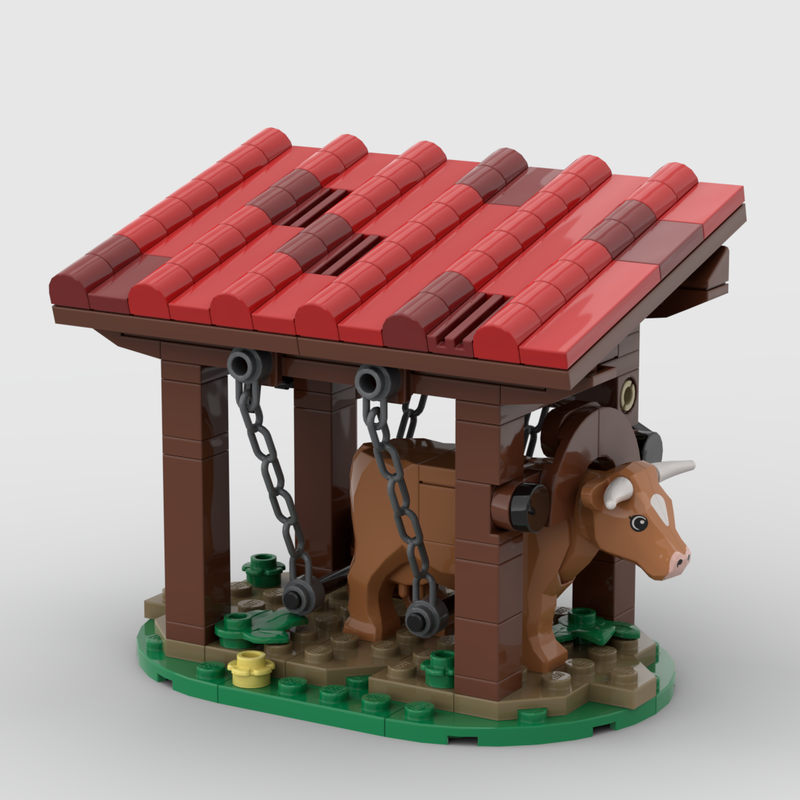 Lego Livestock Crush - Medieval Village