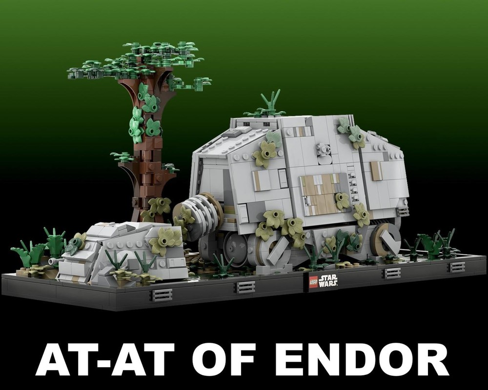 Lego Fallen AT-AT Of Endor