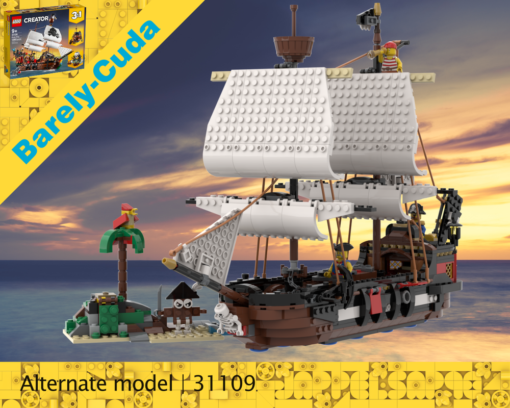 Lego Barely-Cuda Brig