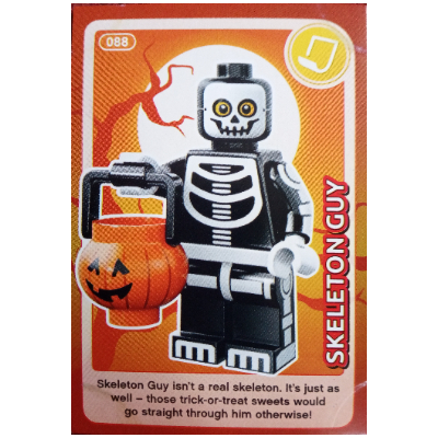 Lego Trading Card, Create The World - Skeleton Guy / [No Color/Any Color]