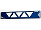 Lego Tile 1 x 6 with SW Vulture Droid Triangles Pattern 3 (Sticker) - Sets 7256 / 7283 / Dark Blue