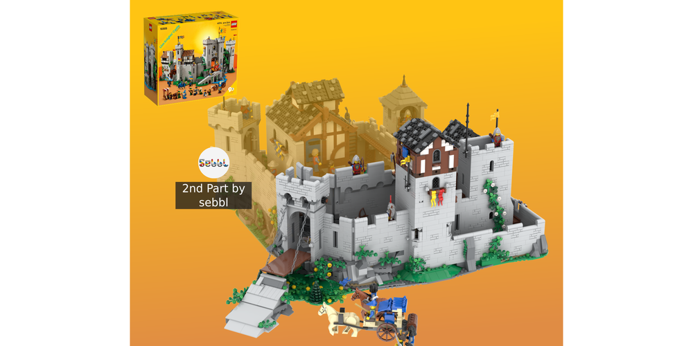 Lego Rodenstein Castle from 10305 Western Part