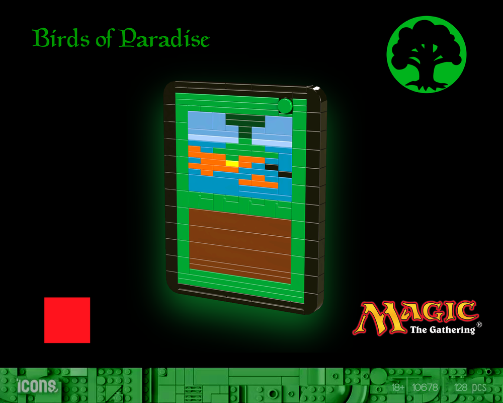 Lego Magic The Gathering: Birds of Paradise MOC