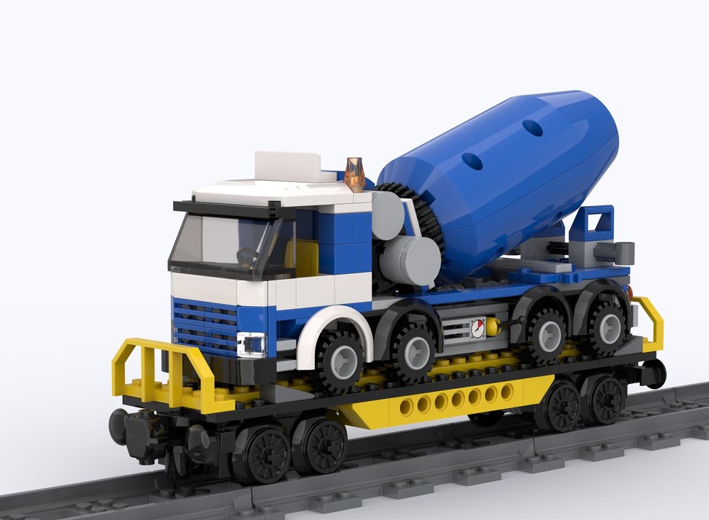 Lego Cement Mixer Transport