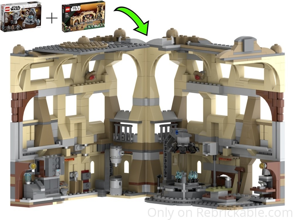 Lego Book Nook Mandalorian Forge 75319+75326