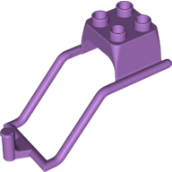 Lego Duplo Horse Harness / Medium Lavender