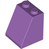 Lego Brick Sloped 65° 2 x 2 x 2 with Bottom Tube / Medium Lavender